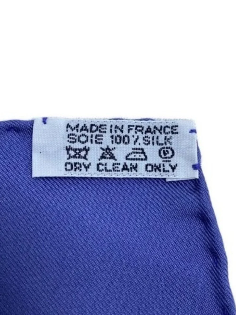 HERMES Carre 90 - Cream Purple Multi Scarf - Picture 3 of 7
